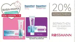Rossmann Bepanthen baby ajánlat