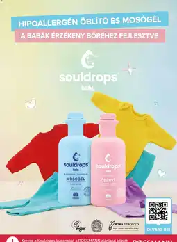 Rossmann Souldrops baby öblítő és mosógél ajánlat