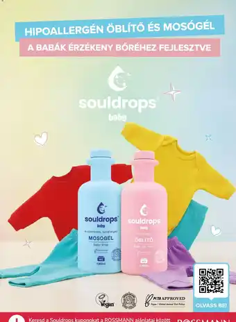 Souldrops baby öblítő és mosógél