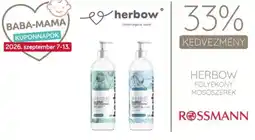 Rossmann Herbow folyékony mosószek ajánlat