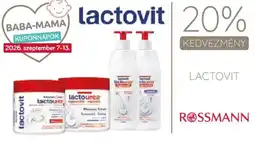 Rossmann Lactovit lactourea ajánlat
