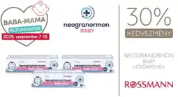 Rossmann Neogranormon baby védőkrémek ajánlat