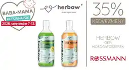 Rossmann Herbow gépi mosogatószer ajánlat