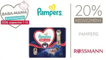 Rossmann Pampers ajánlat