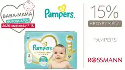 Rossmann Pampers ajánlat