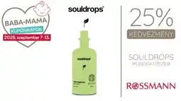 Rossmann Souldrops mosogatószer ajánlat
