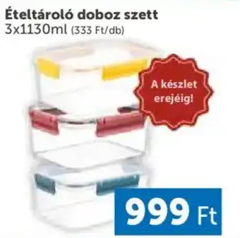 Ételtároló doboz szett
