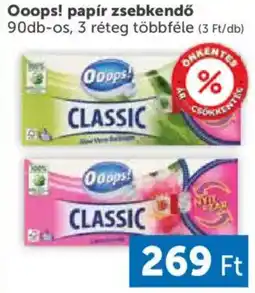 PRIVÁT Ooops! papír zsebkendő ajánlat