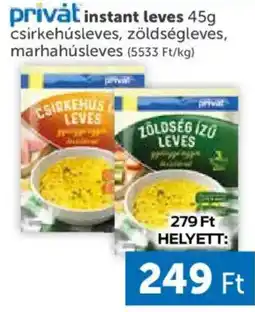 PRIVÁT privat instant leves ajánlat