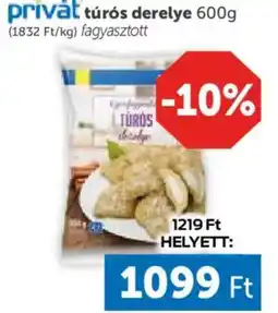 PRIVÁT Privat túrós derelye ajánlat