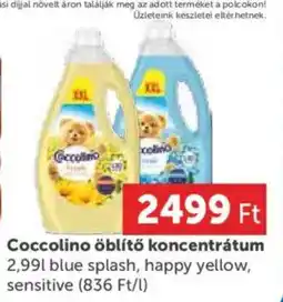 PRIVÁT Coccolino öblítő koncentrátum ajánlat