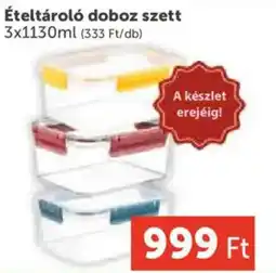 PRIVÁT Ételtároló doboz szett ajánlat