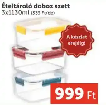 Ételtároló doboz szett