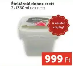 PRIVÁT Ételtároló doboz szett ajánlat