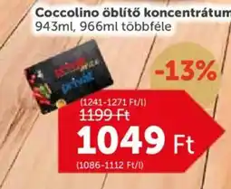 PRIVÁT Coccolino öblítő koncentrátum ajánlat