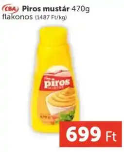 PRIVÁT Cba piros mustár ajánlat