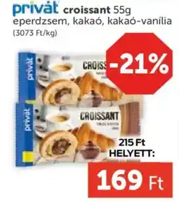 PRIVÁT privát croissant ajánlat