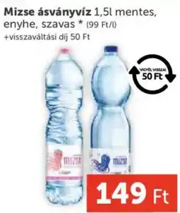 PRIVÁT Mizse ásványvíz ajánlat