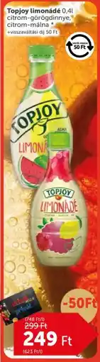 PRIVÁT Topjoy limonádé ajánlat