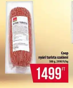 Coop Coop Nyári turista szalámi ajánlat