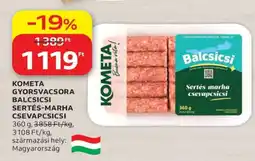 Auchan KOMETA GYORSVACSORA BALCSICSI SERTÉS-MARHA CSEVAPCSICSI ajánlat