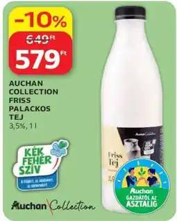 Auchan Auchan Collection Friss Palackos Tej ajánlat