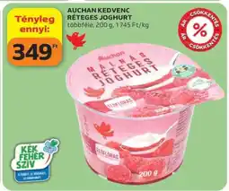 Auchan AUCHAN KEDVENC RÉTEGES JOGHURT ajánlat