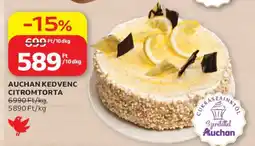 Auchan AUCHAN KEDVENC CITROMTORTA ajánlat