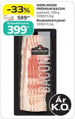 Auchan Gierlinger Premium Bacon ajánlat