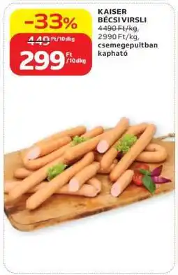 Auchan KAISER BÉCSI VIRSLI ajánlat