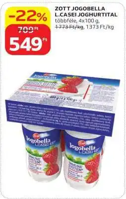 Auchan ZOTT JOGOBELLA L. CASEI JOGHURTITAL ajánlat