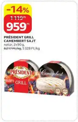 Auchan Président Grill Camembert sajt ajánlat