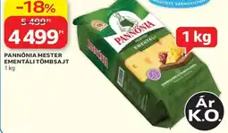 Auchan PANNÓNIA MESTER EMMENTÁLI TÖMBSAJT ajánlat