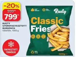 Auchan RUSTY GYORSFAGYASZTOTT BURGONYA ajánlat