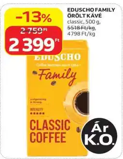 Auchan Eduscho Family őrölt kávé ajánlat