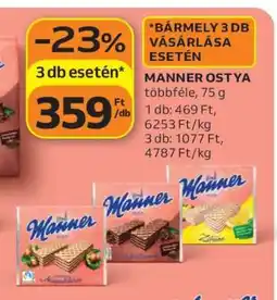 Auchan Manner Ostya ajánlat
