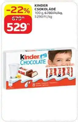 Auchan KINDER Csokoládé ajánlat