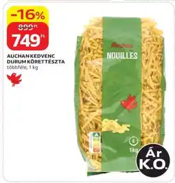 Auchan AUCHAN KEDVENC DURUM KÖRETTÉSZTA ajánlat