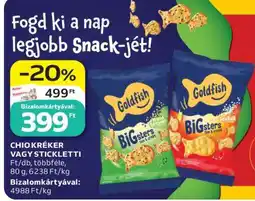 Auchan CHIO KRÉKER VAGY STICKLETTI ajánlat