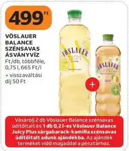 Auchan Vöslauer Balance Szénsavas Ásványvíz ajánlat