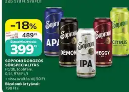 Auchan Soproni Dobozos Sörspecialitás ajánlat