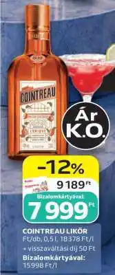 Auchan COINTREAU LIKŐR ajánlat