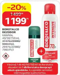 Auchan BOROTALCO DEZODOR ajánlat