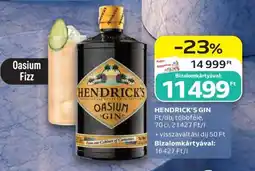 Auchan Hendrick's Gin ajánlat