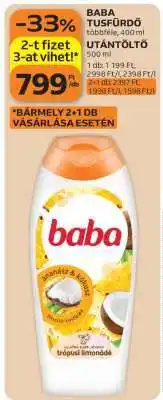 Auchan BABA Tusfürdő ajánlat