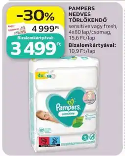 Auchan PAMPERS NEDVES TÖRLŐKENDŐ ajánlat