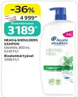 Auchan HEAD & SHOULDERS Sampon ajánlat