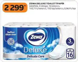 Auchan Zewa Deluxe toalettpapír ajánlat