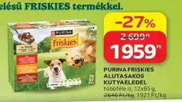 Auchan PURINA FRISKIES ALUTASAKOS KUTYAELEDEL ajánlat