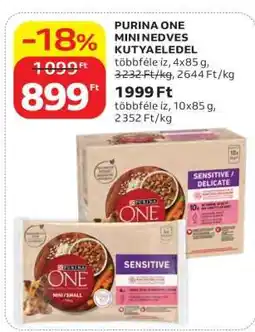 Auchan Purina One Mini nedves kutyaeledel ajánlat